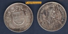 Svizzera 5 Franchi 1939 B In