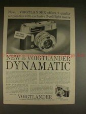 1961 Voigtlander Dynamatic Camera Ad - Offers Quality!