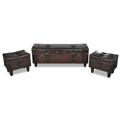 Set cassapanca pouf pz - cassapanca,