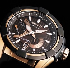 Orologio Uomo SEIKO Kinetic Velatura Direct Drive 5D44 100m Zaffiro Pro