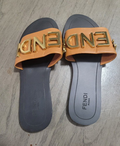 Fendi sandali donna con logo - fendi,
