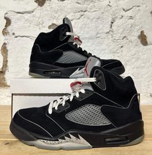 Air Jordan 5 nero metallizzato reimmaginato taglia 10,5 HF3975-001