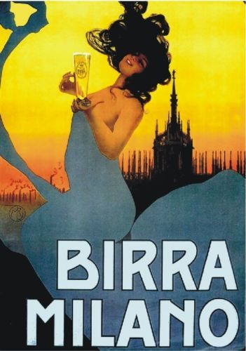 Targa vintage 1920 birra - vintage,