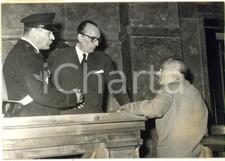 1957 MESSINA Caso IZOARD - Avvocato difensore Luigi RAGNO in aula *Foto 18x13 cm