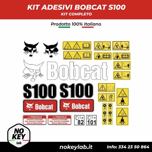 Bobcat s100 decalcomanie - bobcat,