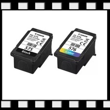 CARTUCCE "ORIGINALI RIGENERATE" CANON PG 575 BK  + CANON CL 576  COLORE