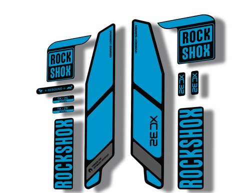Adesivo rock shox - rock,