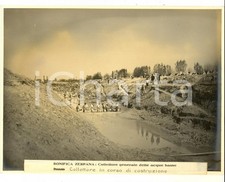1930 ca VERONA - BONIFICA ZERPANA Collettore generale in costruzione - Foto
