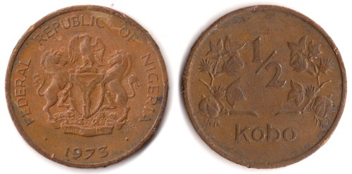 Nigeria kobo 1973 - nigeria,