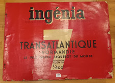 CGT NORMANDIE - Maquette INGENIA constructions de précision du Paquebot 1/400e