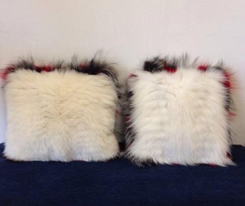 Cuscino pelliccia volpe - cuscino,