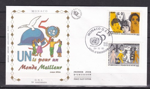 Enveloppe jour monaco 1995 - enveloppe,
