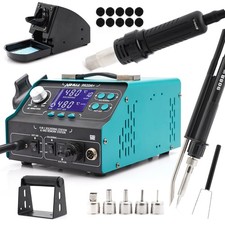 Stazione Saldante 3in1 Yihua 992DA+ Con Aria Calda Saldatore A Stilo E Aspirator