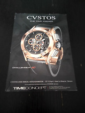 CVSTOS CHALLENGER 50 WATCH OROLOGIO AD PUBBLICITA