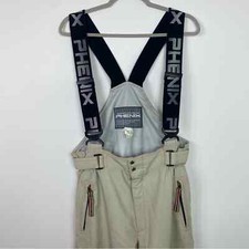 Phenix tuta da neve bavaglino pantaloni snowboard sci crema bretelle medie