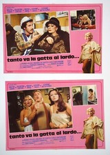 TANTO VA LA GATTA AL LARDO...1978 - Marco Aleandri, Salce Poster  Fotobusta 2PZ.