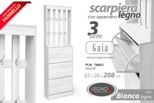 MOBILE SCARPIERA GAIA IN LEGNO
