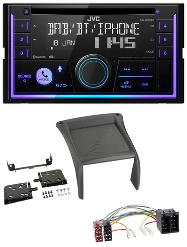 Jvc mp3 usb 2din dab - 2din, bluetooth