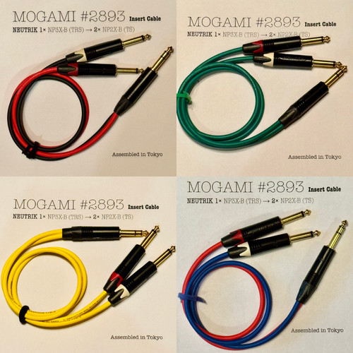 Mogami 2893 cavo inserto - inserto, trs