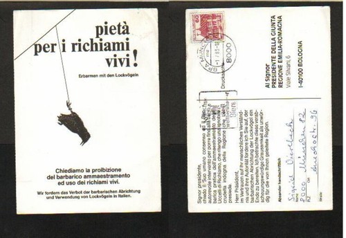 Br1096 cartolina contro uso - cartolina,