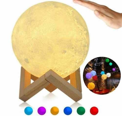 Lampada luna touch luminosa - lampada,