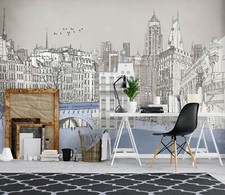 3D Hand Drawn City R16347