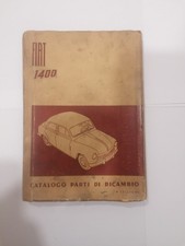 fiat 1400 libretto libro manuale catalogo parti di ricambio book spare part