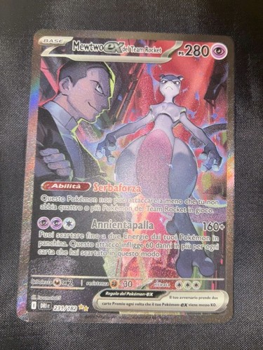 Pokémon mewtwo del team - ex,