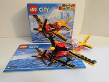 Lego City 60144 AEREO DA COMPETIZIONE mai giocato con scatola e istruzioni