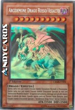 EXC • ARCIDEMONE DRAGO ROSSO/ASSALTO • Rara Ghost • CRMS IT004 • 1Ed • Yugioh!