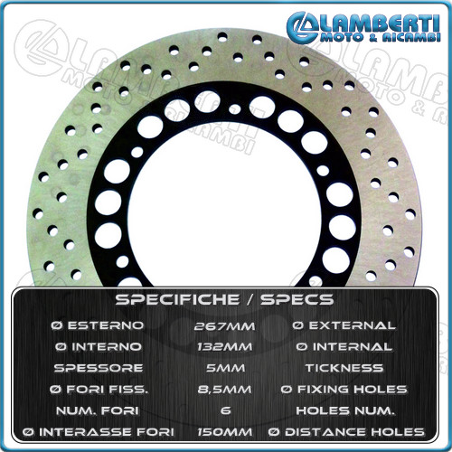 Disco freno anteriore yamaha - disco, t