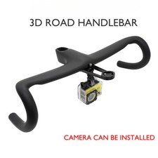 Manubrio integrato in fibra di carbonio completo bici da strada 28,6mm 380/400/420/440mm