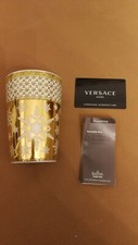 Genuine vasetto Natale Christmas Rosenthal Versace originale decoro oro gold t2