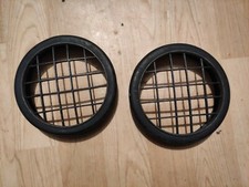 COPPIA GRIGLIA 16cm PROTEZIONE FARI ABARTH - AUTOBIANCHI - FIAT - ALFA ROMEO