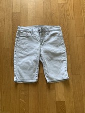 Levi’s jeans corti uomo bianchi denim bermuda casual vintage
