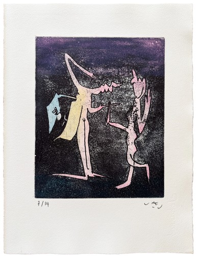Roberto matta hand signed - hand,