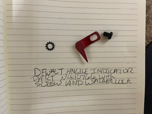 Indicatore angolo rosso dewalt - indicatore,