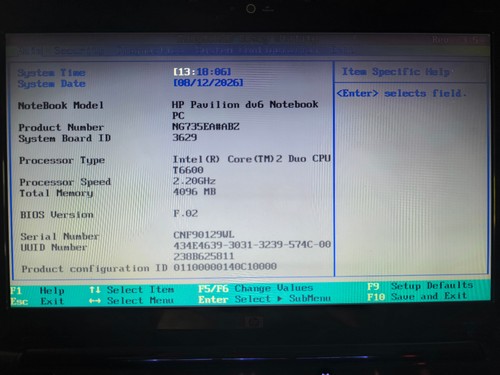 Notebook dv6 - notebook,