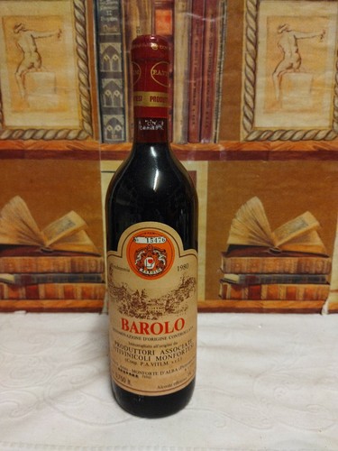 Vino 1980 barolo monfortesi - vino,