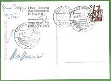 af3725 - GERMANY - POSTAL HISTORY - Postcard - ROWING Canoes - 1974