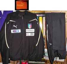 PANTALONI+GIACCA TUTA NAZIONALE ITALIA  WORLD CUP PUMA CALCIO SOCCER 2006