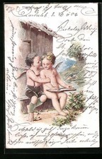 Angeli che fanno musica sul