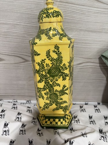 Bassano italian ceramic yellow - ceramic,