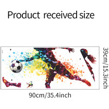 Adesivo murale tema calcio pvc