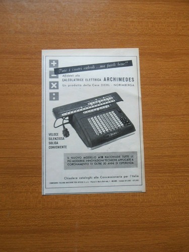 1953 calcolatrice elettrica - 1953,