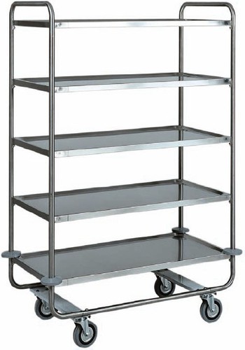 Carrello servizio acciaio - di,