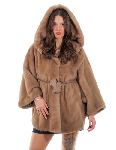 Mantella visone poncho - visone,