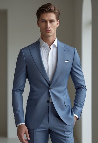 Tuta uomo blu formale - , business