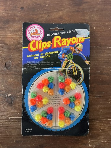 Rare vintage clips rayon - vintage,