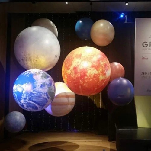 Palline gonfiabili luna terra - palline,